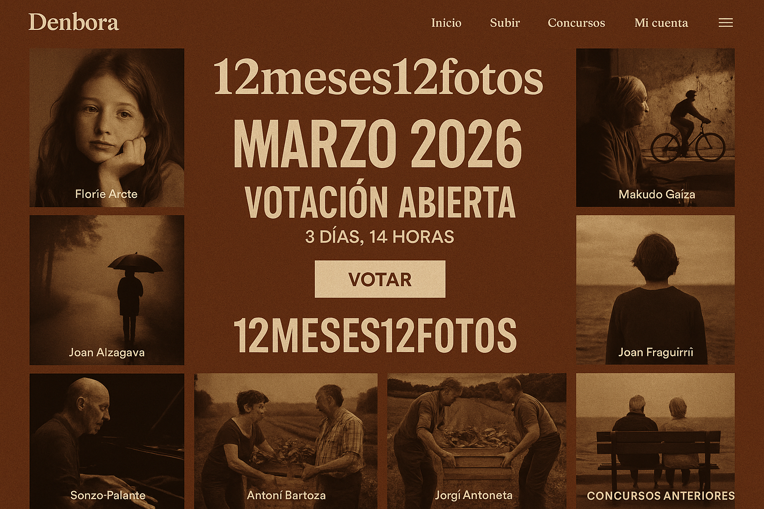 Mockup variante B — Póster de exposición