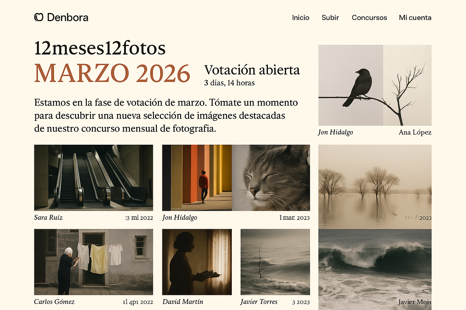 Mockup variante C — Suplemento dominical